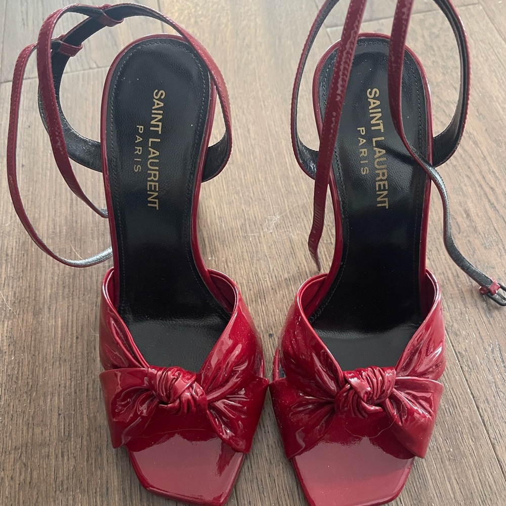 Deep Red Saint Laurent Heels